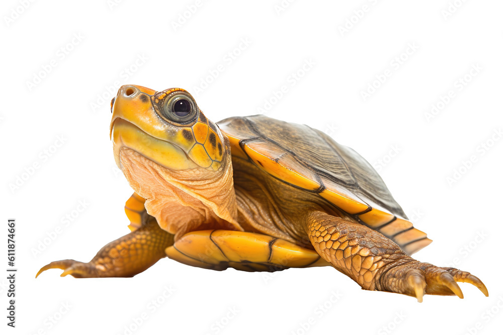 Obraz premium dian flapshell turtle, generative artificial intelligence 