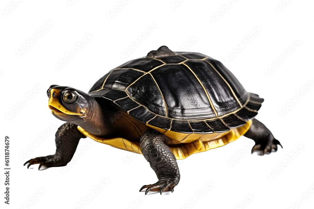Obraz premium dian flapshell turtle, generative artificial intelligence 