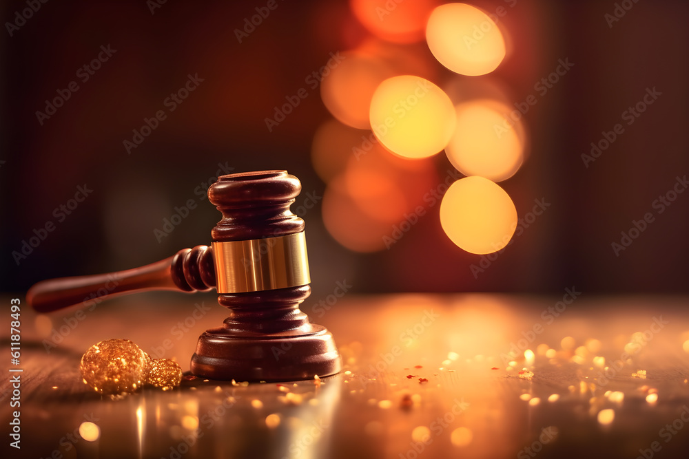 Wooden gavel on table, judge gavel on the table. law theme Wooden gavel on table, judge gavel on the table. law theme