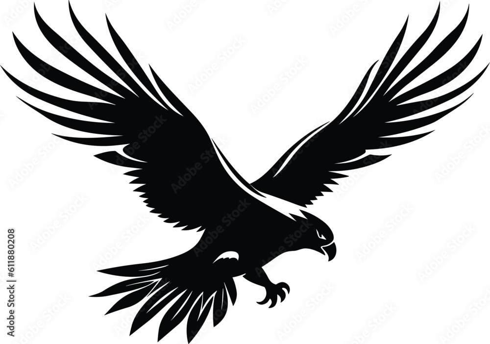 Obraz premium eagle vector illustration design