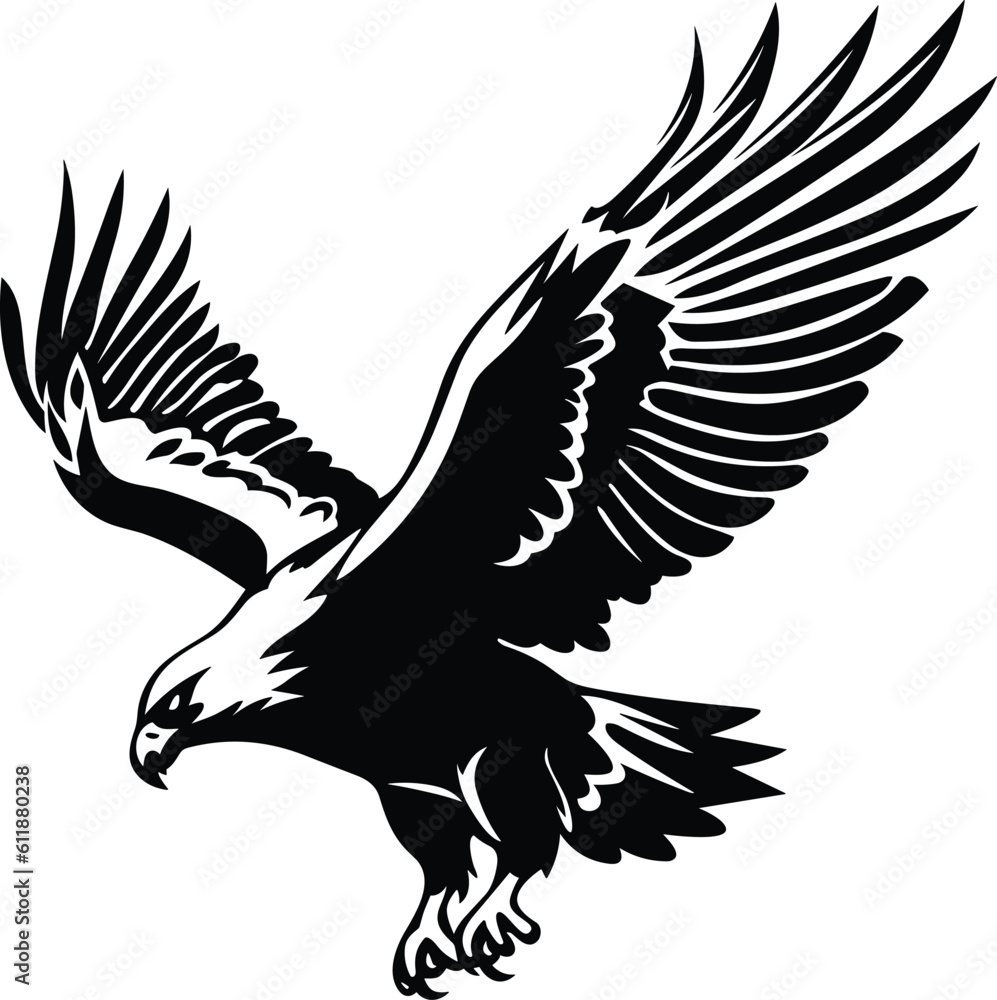 Obraz premium eagle vector illustration design