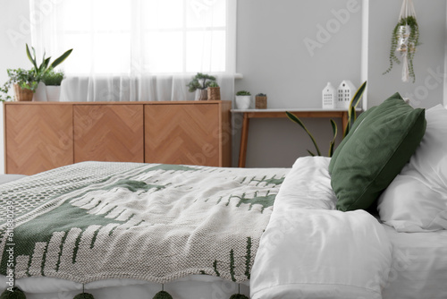 Cozy bedroom interior with ...