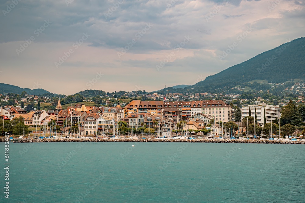 Obraz premium view of the city of kotor