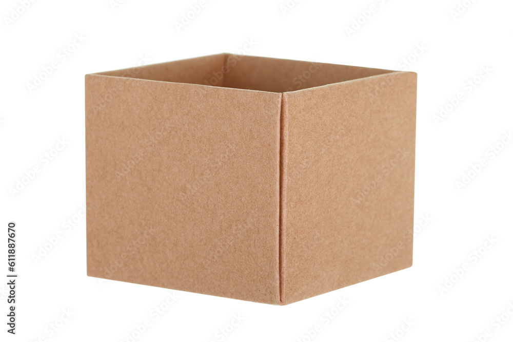 Brown cardboard box 