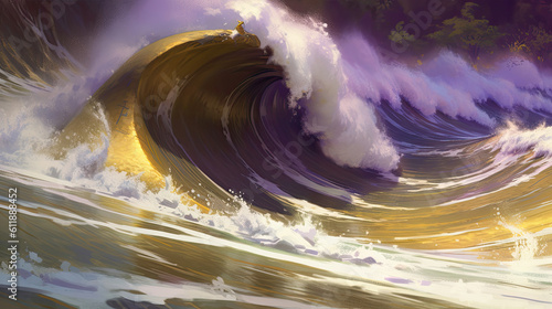 Generative AI illustration ...