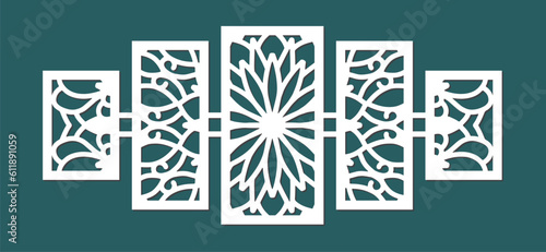 Laser Cut Wall Decor mandala Panel,