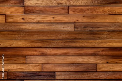 Abstract wood plank texture seamless background coming from natural tree. The wooden panel has a beautiful dark pattern  hardwood floor texture  Generative AI illustration