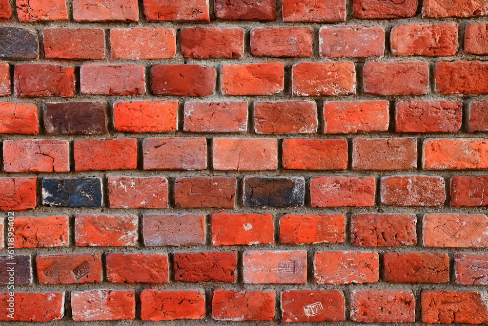 Fototapeta premium brick wall background abstract pattern brickwork