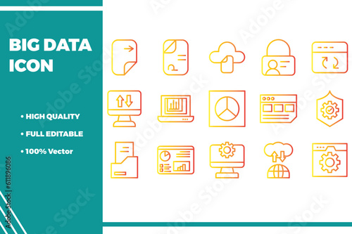 Big Data Icon Pack