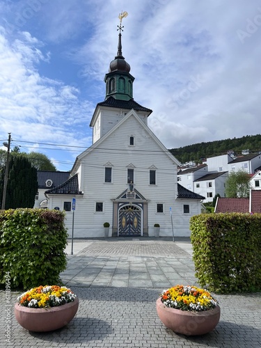 Laksevåg Historic District Hiking Trial Bergen Norway photo