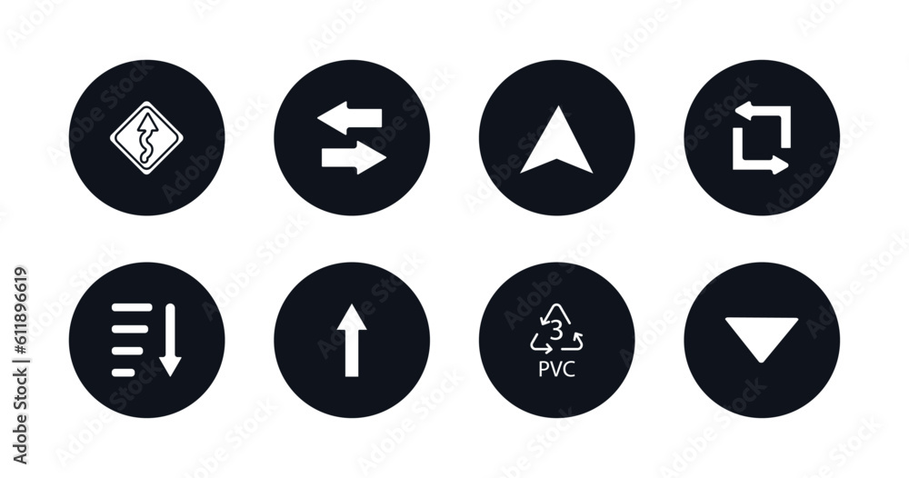 symbol for mobile filled icons set. filled icons such as curvy road ahead, opposite directions, navigation arrow, replay arrows, sorting, pointing up arrow, 3 pvc, drop down vector. symbol for mobile filled icons set. filled icons such as curvy road ahead, opposite directions, navigation arrow, replay arrows, sorting, pointing up arrow, 3 pvc, drop down vector.