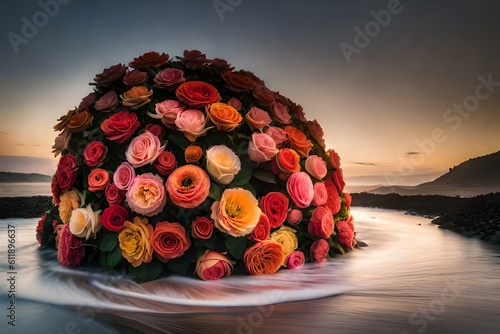 beauitifull picture of roses  photo