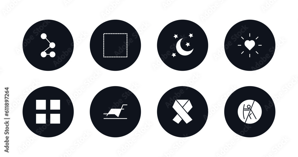 symbol for mobile filled icons set. filled icons such as z, dot square, moon and stars, heart with shine, four squares, multiple line, , no push vector. symbol for mobile filled icons set. filled icons such as z, dot square, moon and stars, heart with shine, four squares, multiple line, , no push vector.
