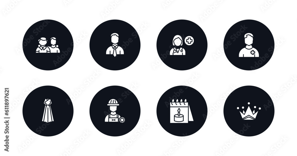 symbol for mobile filled icons set. filled icons such as brothers, bussiness man, female doctor, pacient, korean, technician, birth, empress vector. symbol for mobile filled icons set. filled icons such as brothers, bussiness man, female doctor, pacient, korean, technician, birth, empress vector.