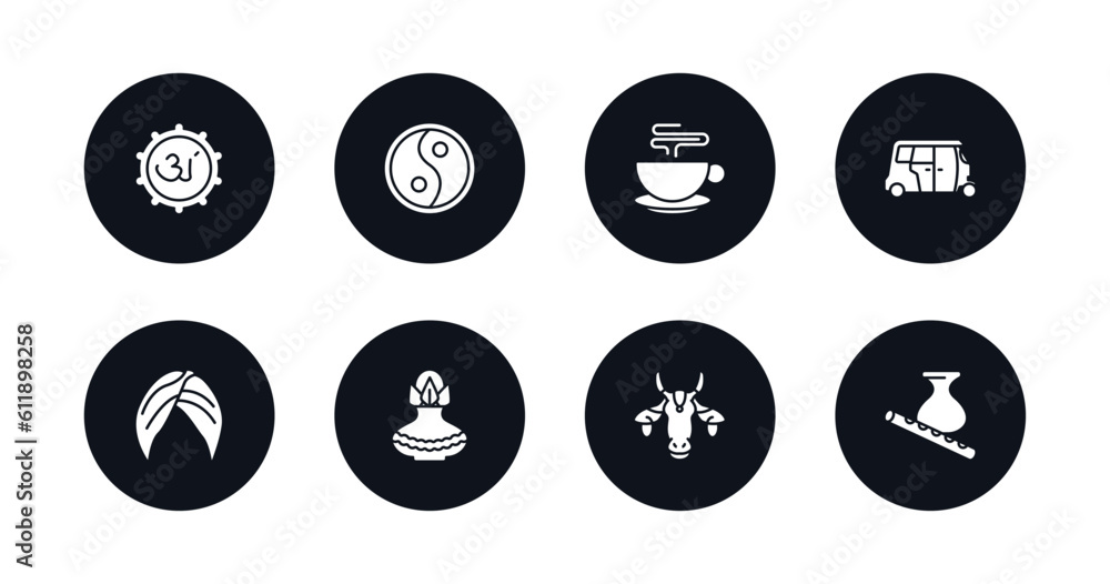 symbol for mobile filled icons set. filled icons such as marathi language, sarnaism, indian tea, rickshaw, turban, kumbh kalash, indian cow, krishna janmashtami vector. symbol for mobile filled icons set. filled icons such as marathi language, sarnaism, indian tea, rickshaw, turban, kumbh kalash, indian cow, krishna janmashtami vector.