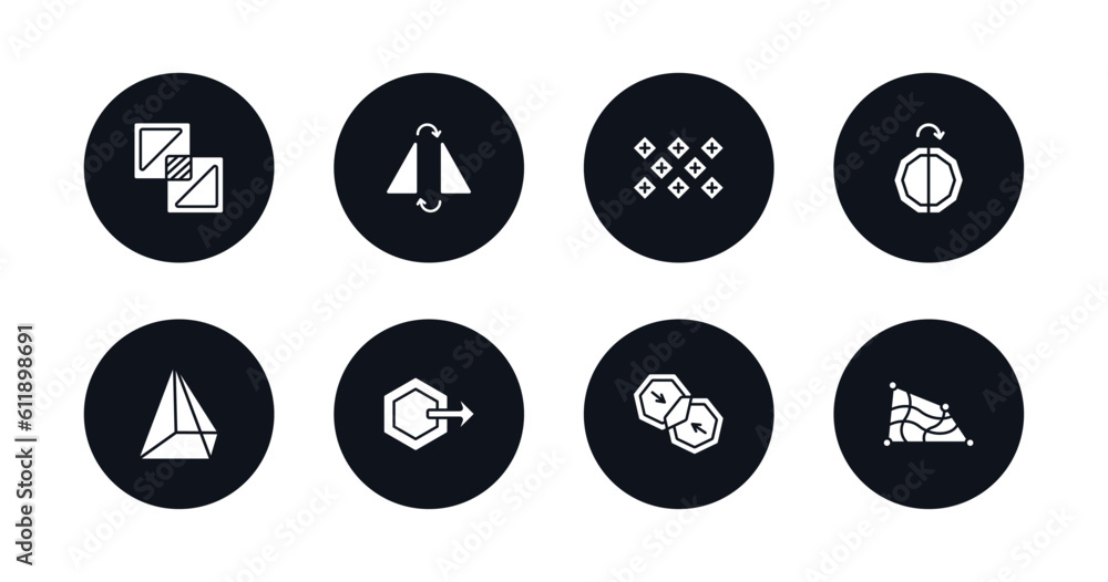 symbol for mobile filled icons set. filled icons such as exclude, flip, tile, mirror horizontally, prism, sent, merge, distort vector. symbol for mobile filled icons set. filled icons such as exclude, flip, tile, mirror horizontally, prism, sent, merge, distort vector.