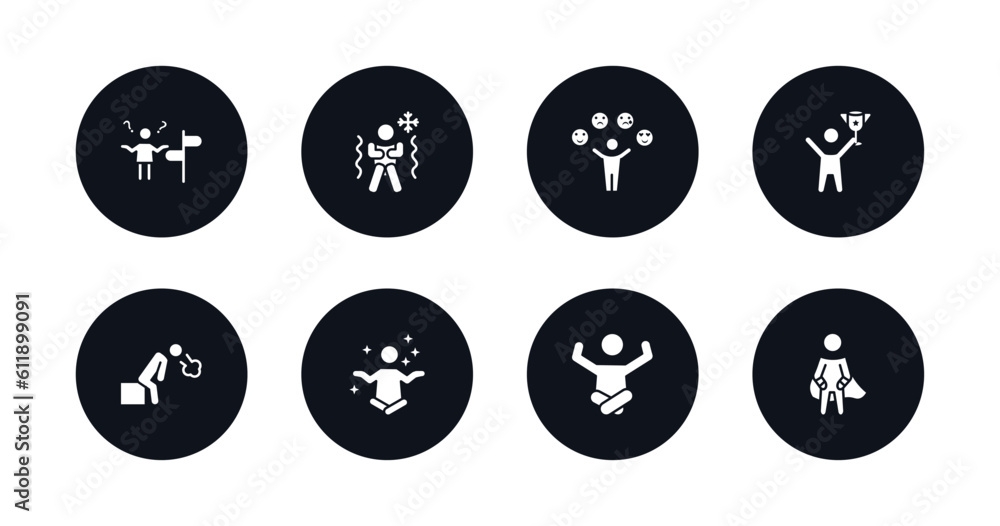 symbol for mobile filled icons set. filled icons such as lost human, cold human, emotional human, awesome drained fresh relieved super vector. symbol for mobile filled icons set. filled icons such as lost human, cold human, emotional human, awesome drained fresh relieved super vector.