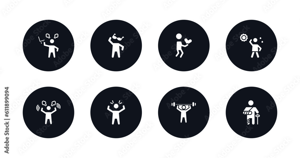 symbol for mobile filled icons set. filled icons such as annoyed human, cool human, lovely human, hot angry aggravated pumped broken vector. symbol for mobile filled icons set. filled icons such as annoyed human, cool human, lovely human, hot angry aggravated pumped broken vector.