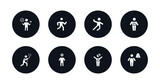 symbol for mobile filled icons set. filled icons such as loved human, crappy human, excited human, terrible sorry incomplete better stupid vector.