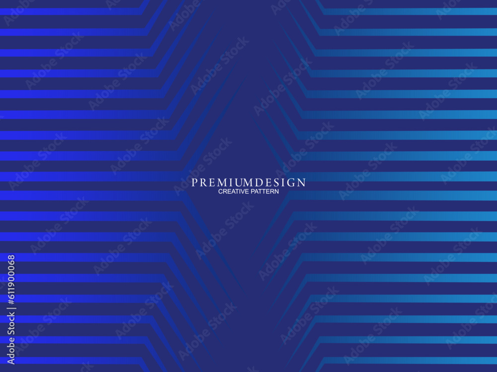 Premium background design with diagonal dark blue stripe pattern. Vector horizontal template for digital lux business banner, contemporary formal invitation, luxury voucher, prestigious gift certifica