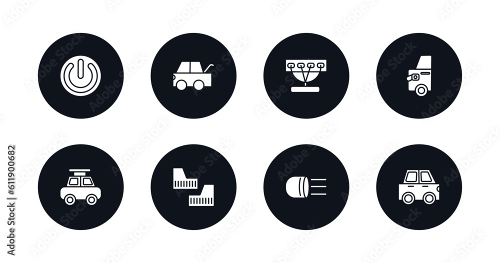 symbol for mobile filled icons set. filled icons such as car ignition, car taiate, car manifold, petrol cap, roof, mud flap, headlight, hard top vector. symbol for mobile filled icons set. filled icons such as car ignition, car taiate, car manifold, petrol cap, roof, mud flap, headlight, hard top vector.