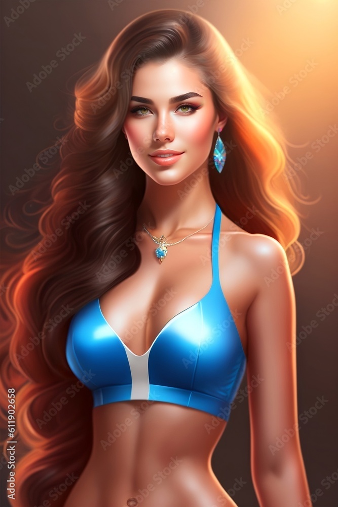 beautiful girl in bikini, photorealistic, detailed face, full body beautiful girl in bikini, photorealistic, detailed face, full body