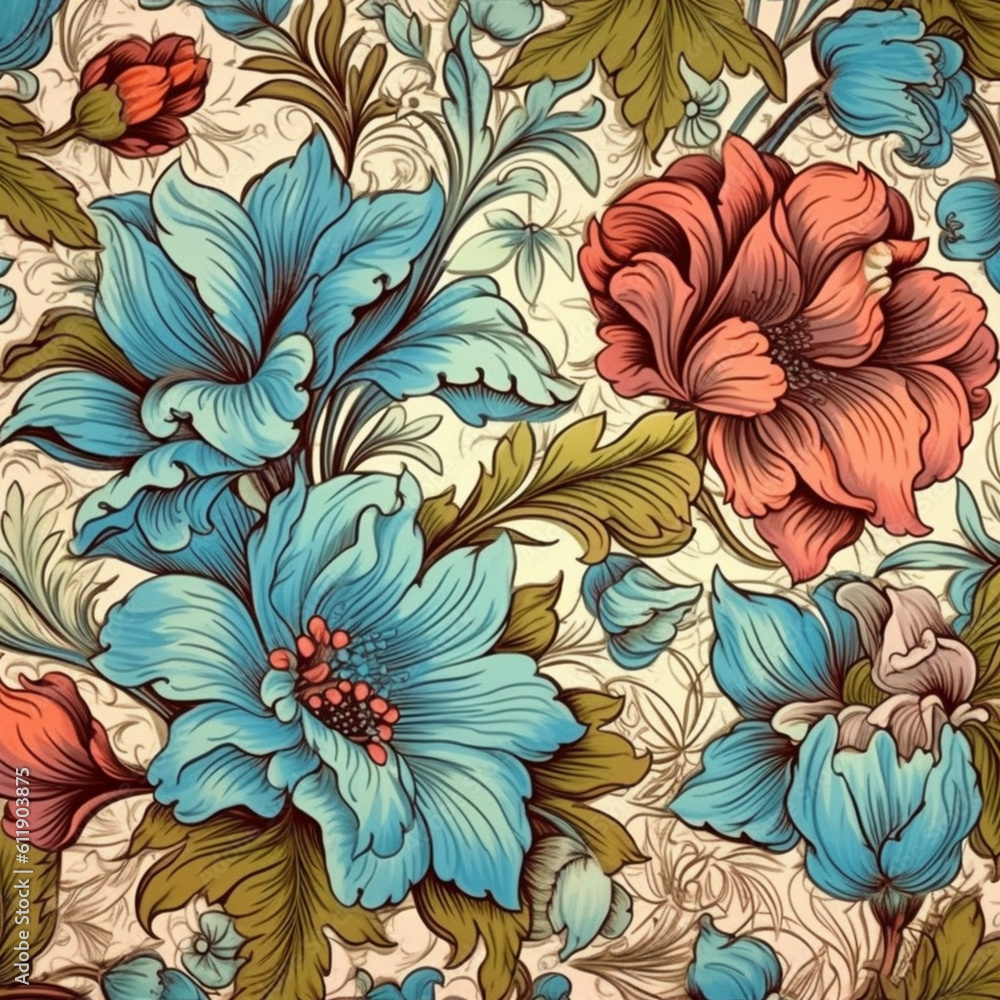 seamless floral pattern seamless floral pattern
