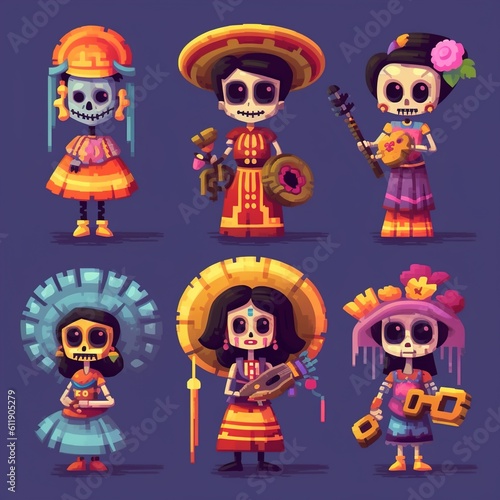 Dia de los muertos, Day of the dead, Mexican holiday, festival.