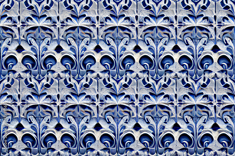 abstract decorative relief navy blue stucco wall texture HD
