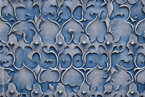 abstract decorative relief navy blue stucco wall texture HD photo