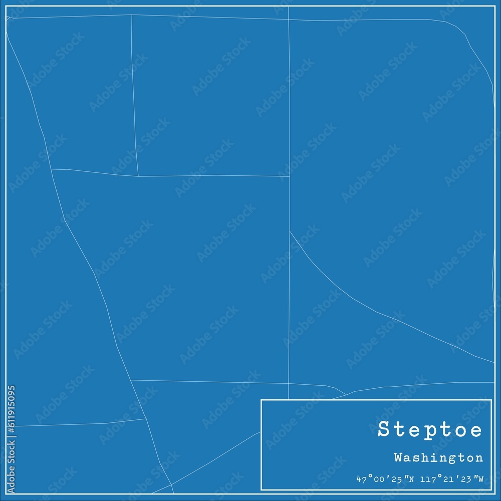 Blueprint US city map of Steptoe, Washington. Blueprint US city map of Steptoe, Washington.