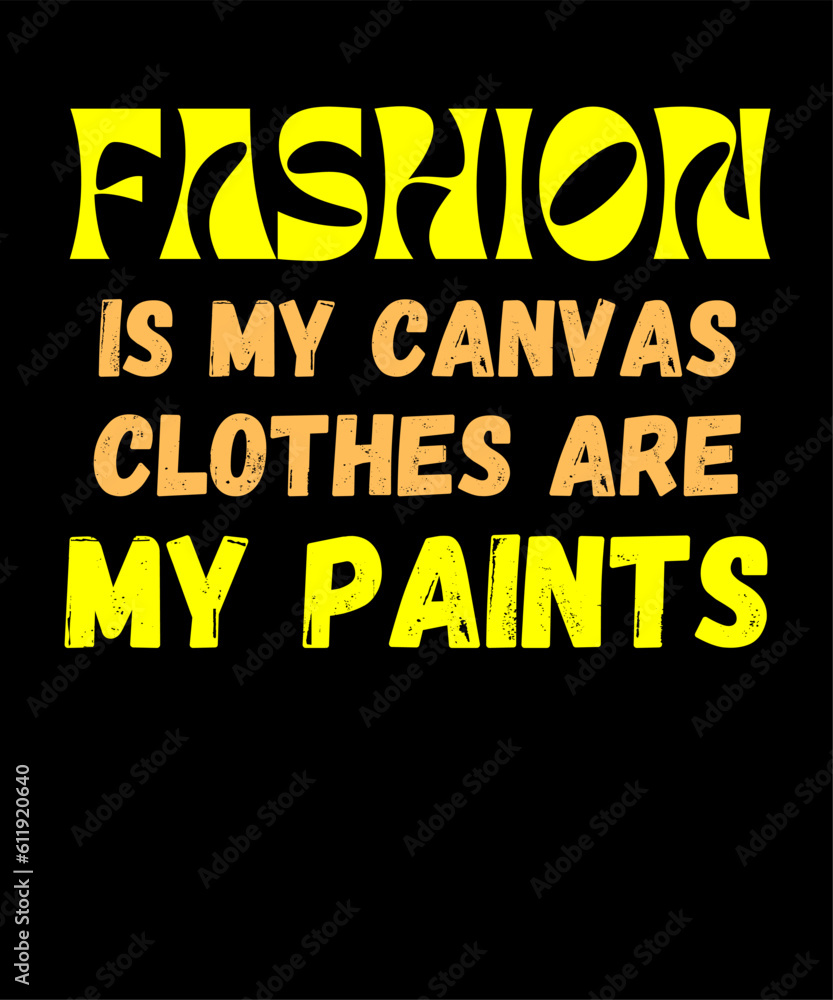 Fashion Clothing Typography T shirt Design