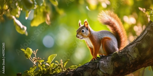 Squirrel with Peanut - AI Generated © dasom