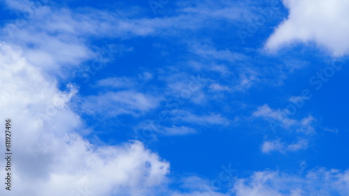 blue sky with clouds