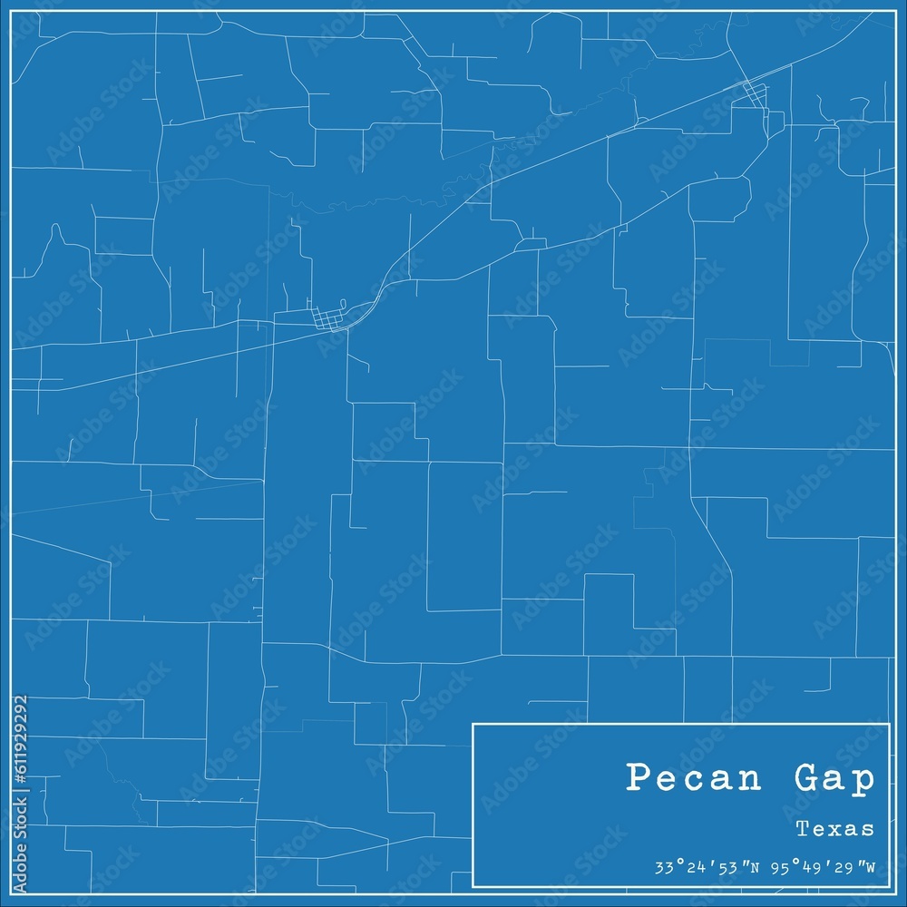 Blueprint US city map of Pecan Gap, Texas. Blueprint US city map of Pecan Gap, Texas.