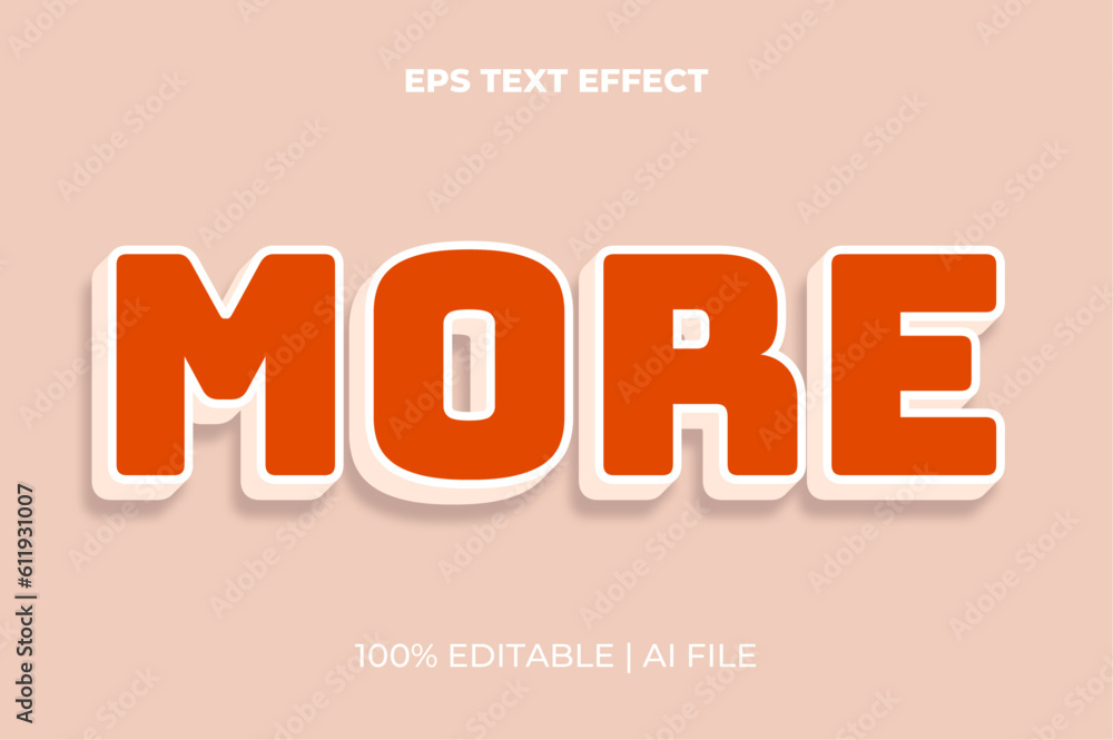 Unique editable art text effect. Text Effects.