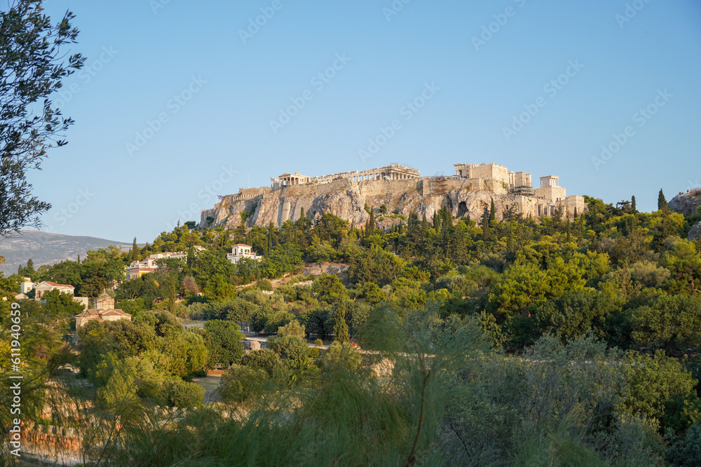 Acropolis landscape view, Athens, Greece
