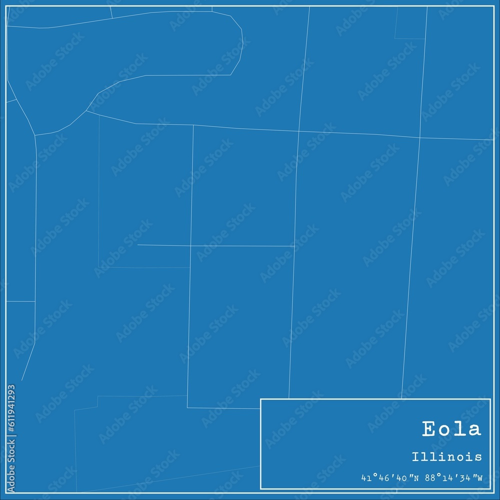 Blueprint US city map of Eola, Illinois. Blueprint US city map of Eola, Illinois.