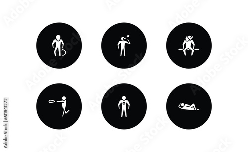 feelings filled icons set. feelings filled icons pack included horrible human, bad human, heartbroken human, super alive comfortable vector.