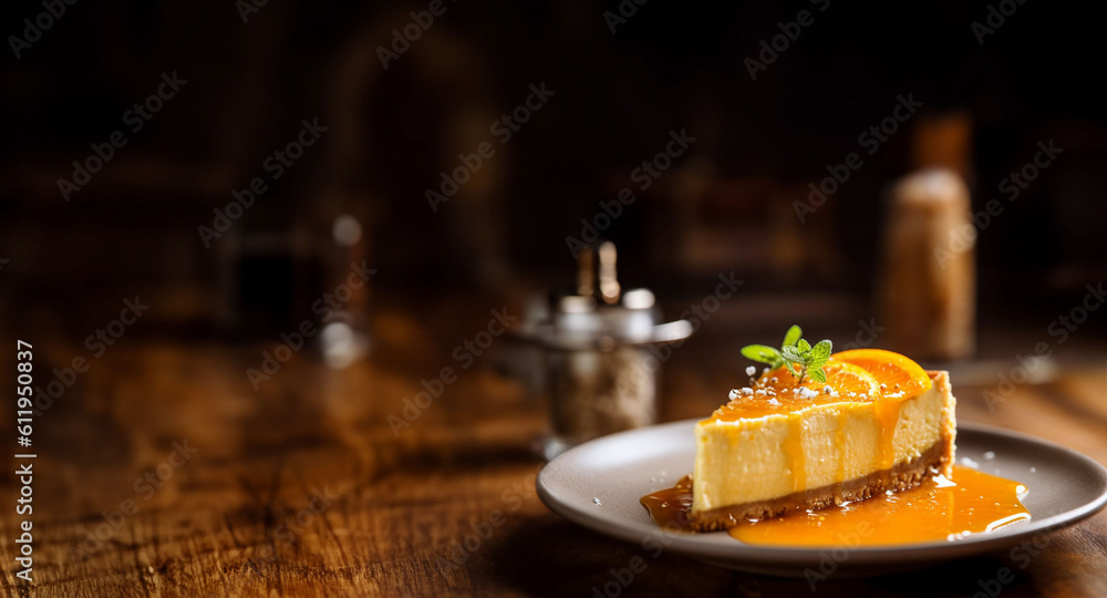 カフェ定番スイーツのチーズケーキ カフェ定番スイーツのチーズケーキ