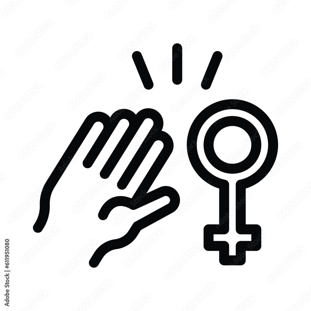 harassment line icon illustration vector graphic harassment line icon illustration vector graphic