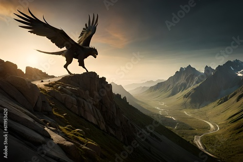 eagle in the mountains © awais