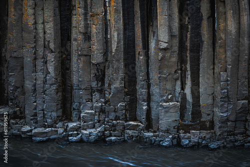 basalt rock texture photo