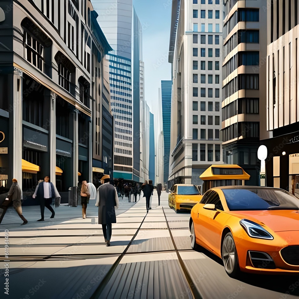 City traffic. Generative AI City traffic. Generative AI