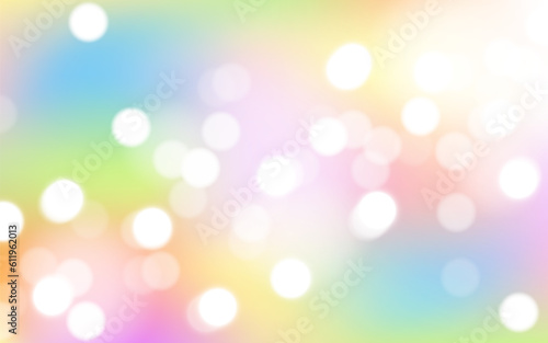 Colorful rainbow bokeh soft light abstract backgrounds, Vector eps 10 illustration bokeh particles, Backgrounds decoration
