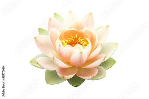 pink lotus isolated on white PNG