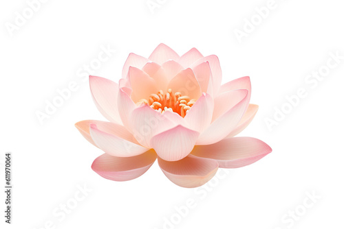 pink lotus isolated on white PNG