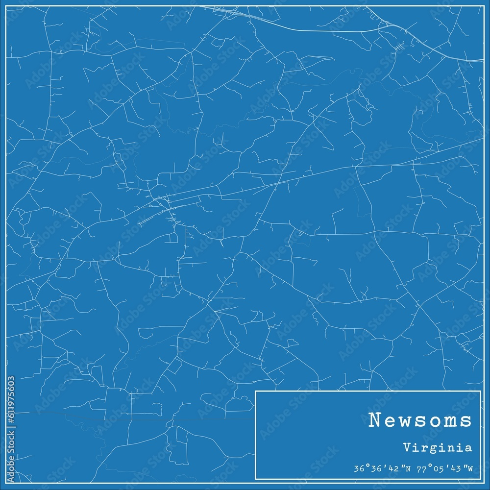 Fototapeta mapa świata dla dzieci Blueprint US city map of Newsoms