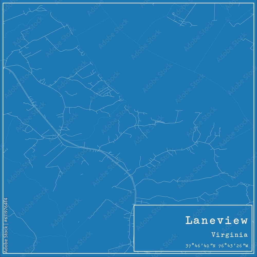Blueprint US city map of Laneview, Virginia. Blueprint US city map of Laneview, Virginia.