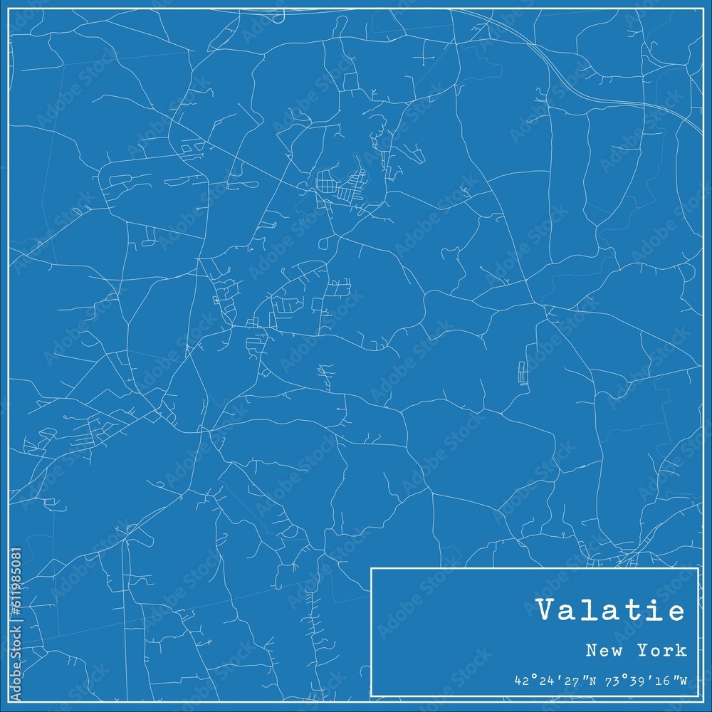 Blueprint US city map of Valatie, New York. Blueprint US city map of Valatie, New York.